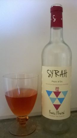 Photo d'une bouteille de Syrah Vin de pays d'Oc
