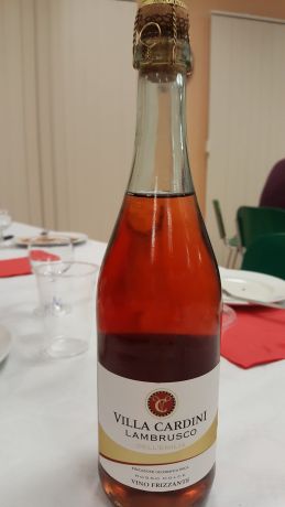 Photo d'une bouteille de Villa Cardini, Lambrusco Dell'Emilia