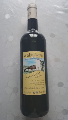 Photo d'une bouteille de Vin de pays charentais, Moulin de la Lande, Rouge Vin de pays Charentais