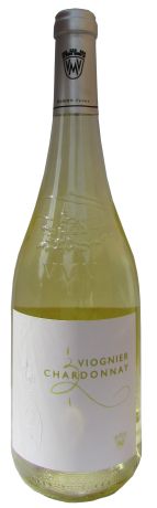 Photo d'une bouteille de VIOGNIER CHARDONNAY Vin de pays de Méditerranée