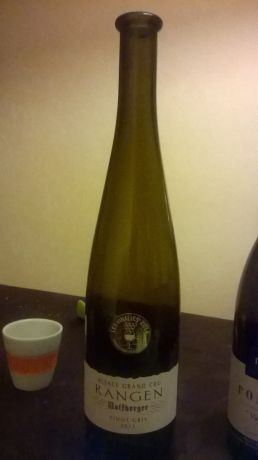Photo d'une bouteille de Wolfberger Alsace-Grand-Cru-Rangen